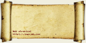 Jovana Slavnić vizit kartica